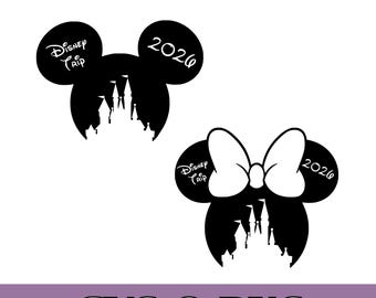 Family Trip 2026 Svg, Magical Castle Vacation Design, Matching Family Shirts Idea, Vacay Mode Travel Theme, Ready to Use