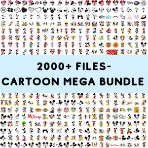 Mega Svg Bundle, Svg Cricut Cut Files, Princess, Toy Story, Lion King, Stitch Svg, Cinderella, Mouse Mega Bundle, Silhouette, Cut Files