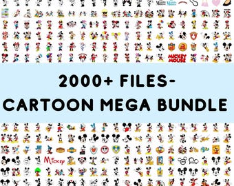 Mega Svg Bundle, Svg Cricut Cut Files, Princess, Toy Story, Lion King, Stitch Svg, Cinderella, Mouse Mega Bundle, Silhouette, Cut Files