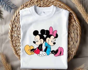 Mickey and Minnie clipart, Mickey svg cut files for Cricut,  Mouse SVG, Mickey Valentine, Mickey and Minnie Love Clipart, instant download