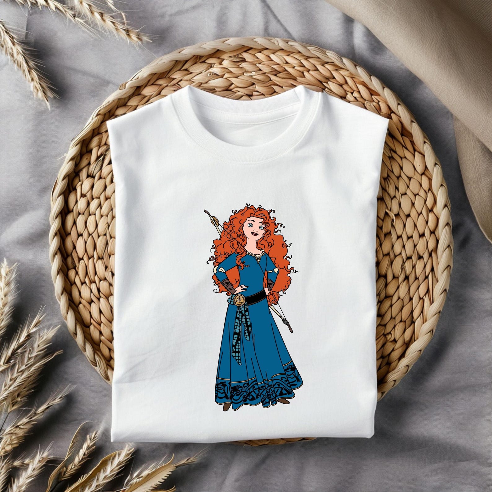 Brave SVG PNG Bundle, Merida Clipart for Cricut & Sublimation, Layered ...