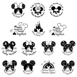 Family Trip 2025 Png Bundle, Family Vacation 2025, Vacay Mode Png, Family Trip, Magical Kingdom, Family Squad Png, Sublimation Design