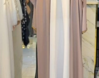 Embroidered Dubai Kaftan Abaya - Elegant Maxi Long Dress
