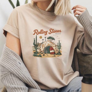 Rolling Stones Shirt | Classic Rock T-shirt | Iconic Band Tee | Vintage Rolling Stones Shirt | Gift for Music Lovers | Rock & Roll Apparel