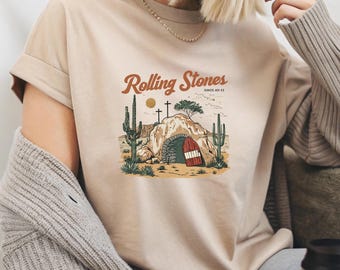 Rolling Stones Shirt | Classic Rock T-shirt | Iconic Band Tee | Vintage Rolling Stones Shirt | Gift for Music Lovers | Rock & Roll Apparel