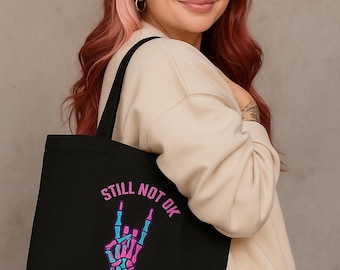 Eco Emo Tote Bag | Elder Emo Bag | Scene Emo Rock Bag | Alternative Accessories