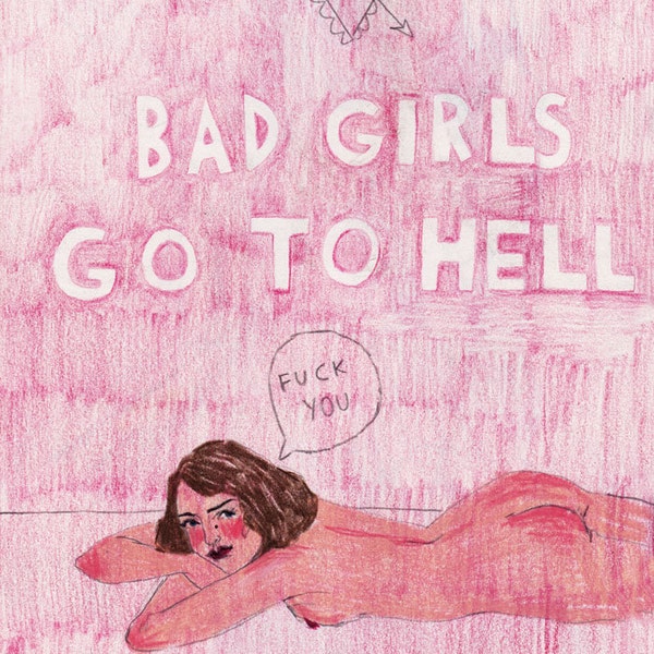 bad girls - A4 cardstock print