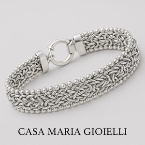 maria rudman SAMI-L blacelet ② silver-leather-pewter-bracelet