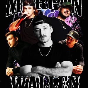 Morgan Wallen PNG File, Morgan Wallen Digital FILE, PNG Ready print to T-Shirt