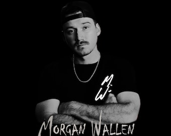Morgan Wallen PNG File, Morgan Wallen Digital FILE, PNG Ready print to T-Shirt
