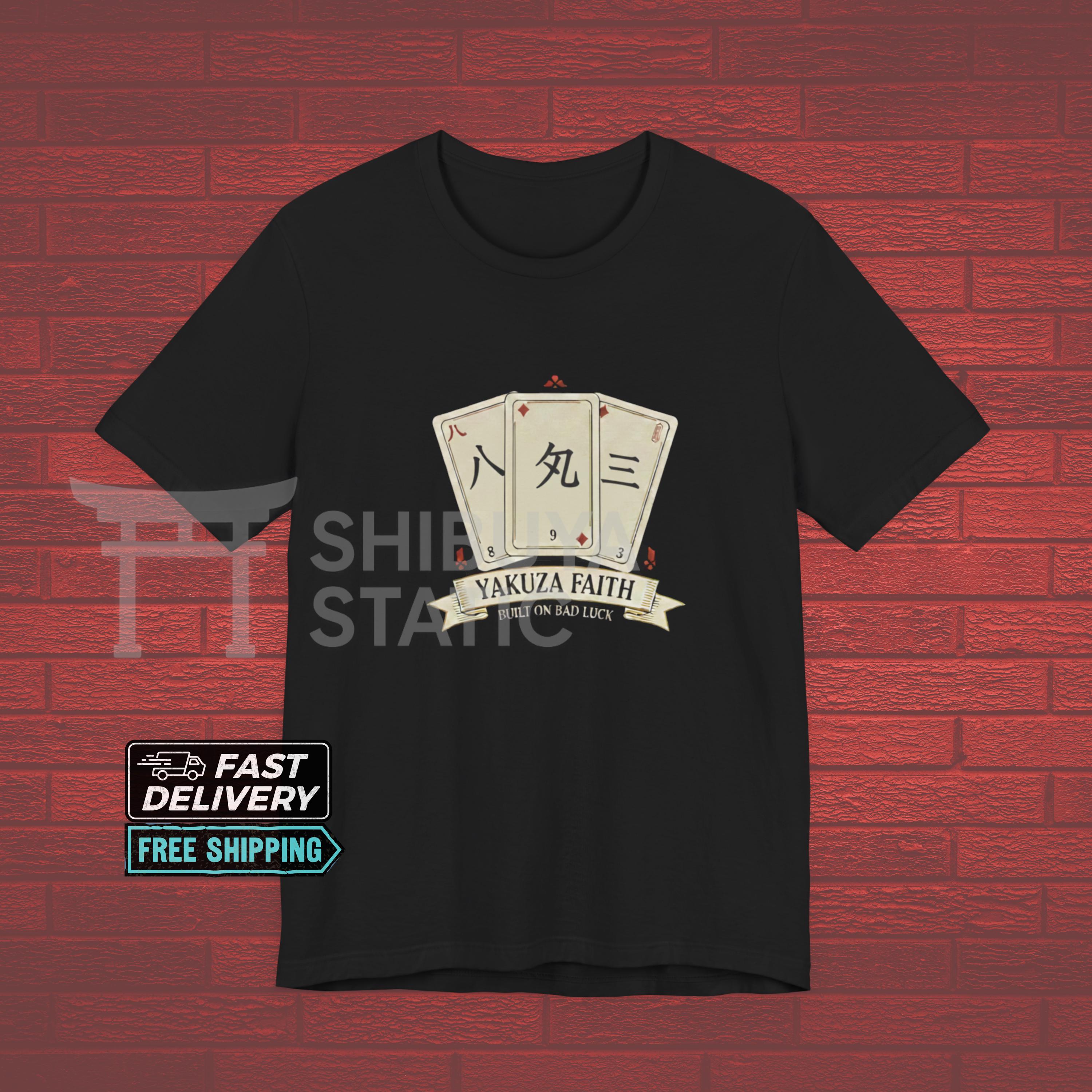 Yakuza Camiseta Faith Para Hombre, Negro , M