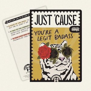 PresentCard™ | Vous êtes un vrai dur à cuire - carte drôle meilleur ami, carte d'encouragement, carte de voeux stimulante pour les amis et les proches