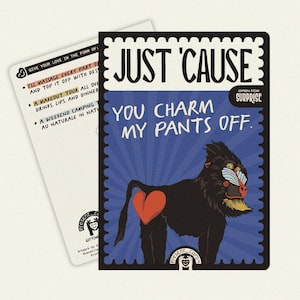 PresentCard™ / Me encantas - Tarjeta divertida para parejas, tarjeta de amor coqueta, tarjeta de aniversario, tarjeta de felicitación romántica para tu pareja o cónyuge