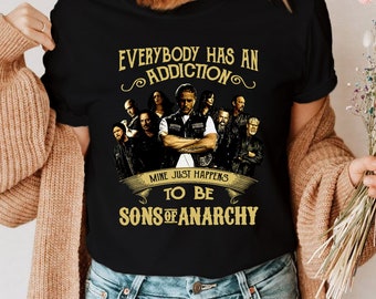 Sons Of Anarchy AdultUnisex Black T-Shirt Free UK Delivery