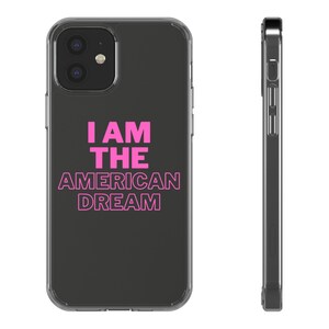 Phone Case, Britney Spears American Dream Clear Phone Cover, Pop Music Fan Gift, iPhone Accessory, Protective Smartphone Case