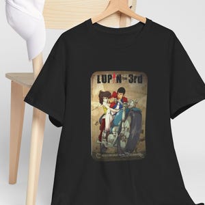 Vintage Lupine Unisex T-Shirt, Goemon, Jigen Zenicata, Fujiko Tee, Anime Clothing, Wonderful Gift, Retro Tee