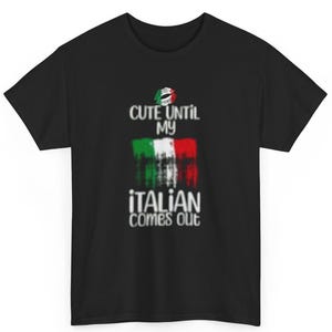 Camiseta unissex Little Italy, camiseta ítalo-americana com almôndegas, ótimo presente, camiseta ítalo-americana, moda gourmet