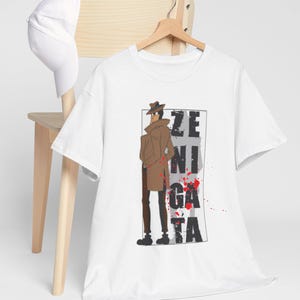Vintage Lupine Unisex T-Shirt, Goemon, Jigen Zenicata, Fujiko Tee, Anime Clothing, Wonderful Gift, Retro Tee