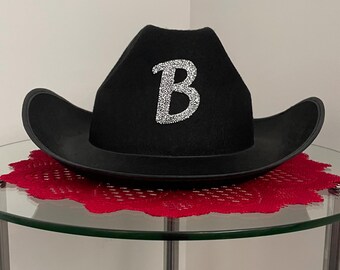 ✨ Shimmering Black Sequin Cowboy Hat with Tropical Parrot Charm ✨? Shiny Sequin Light Up Cowboy Hat Flashing Western Cowgirl  main image 2
