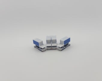 4x 1/400 Premium Maßstab 1:400 Airport getaner LKW für Model Airport passend für Gemini Jets/NG Models/Herpa/JC Wings