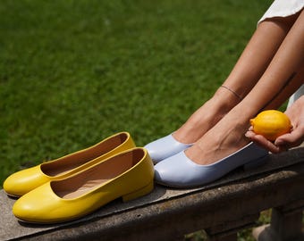 Leather Ballerina Flats: Soft & Durable Comfort Shoes