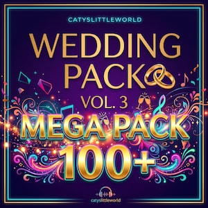 Bröllopspaket Vol 3 MEGA-PAKET 100+ låtar | DJ-paket Bröllopsfest Musik Dansmusik Oförglömlig fest Digital direktnedladdning