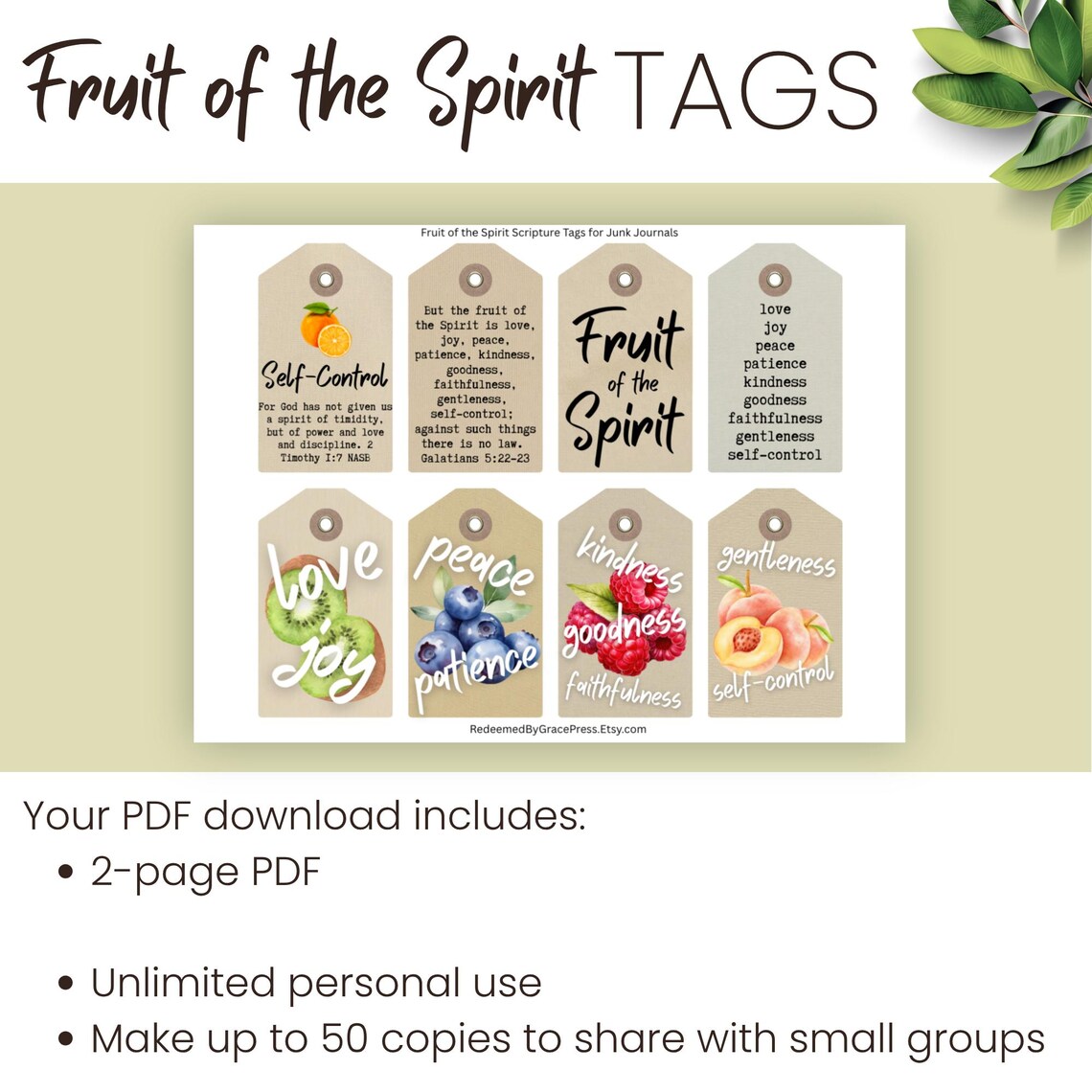Fruit of the Spirit Scripture Cards Printable | Galatians 5 Bible Study ...
