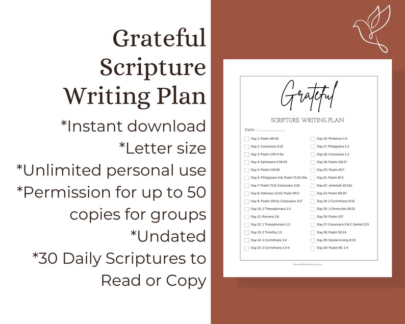 Fall Scripture Writing Plan, Bible Journaling Printable Worksheets ...