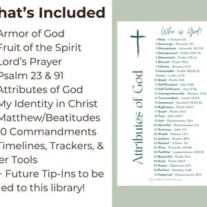 Bible Tip-In Bundle Printable | Bible Study Tip-In Library | Loaded Bible Inserts with Lifetime Access + Future Updates image 4