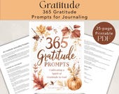365 Christian Gratitude Prompts with Bible Verses | Printable Daily Faith Journal Scripture Reflections