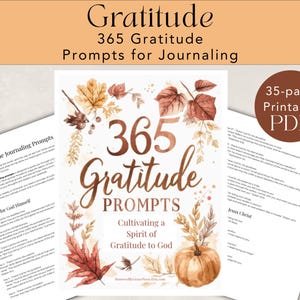 365 messages de gratitude chrétienne avec versets bibliques | Journal quotidien de la foi imprimable Réflexions sur les Écritures
