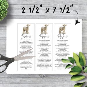 Psalm 23 Bible Tip Ins Printable | Bible Journaling Inserts | Loaded ...