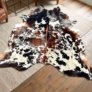 本物の牛革ラグ - Etsy 日本