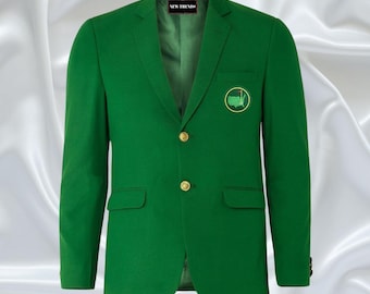 Masters Green Blazer: Golf Champion Style, Gold Button Jacket, Happy Gilmore Costume