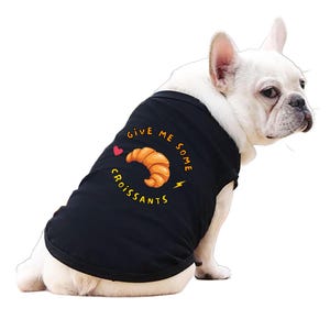 Customize with your pet&#39;s favorite treat- Custom funny dog shirt for small medium dogs
