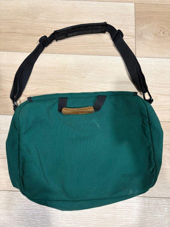 jansport messenger bag for girl Jansport Messenger Bag Cross Body Floral Leather Green Made in USA 2 Pocket
