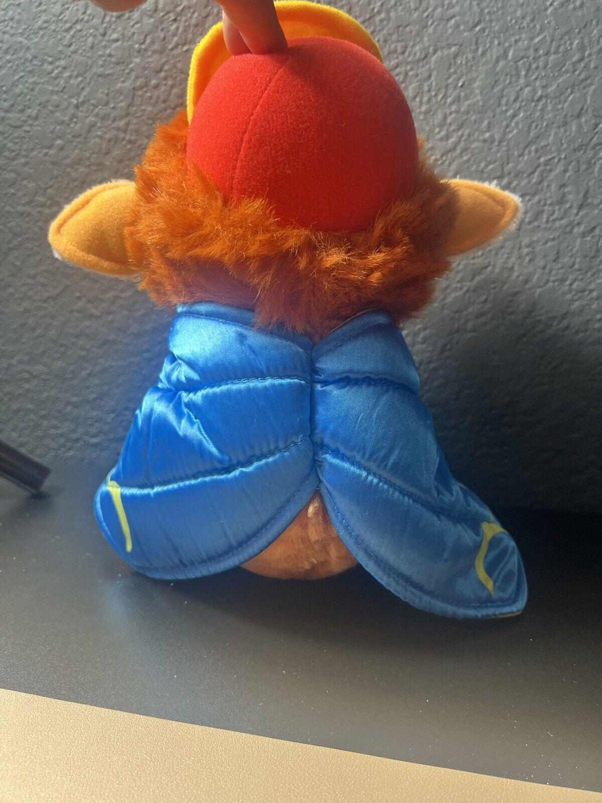 Vtg 1986 Hasbro Wing Dings Glider Bat Troll Plush Wings Stuffed