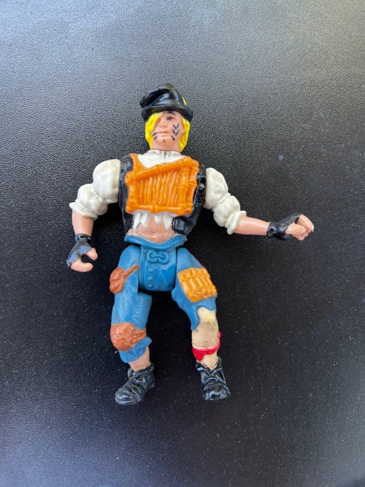 Figurine Ruffio Avec Voile à Roulettes - Hook - Mattel 1991 - Vintage