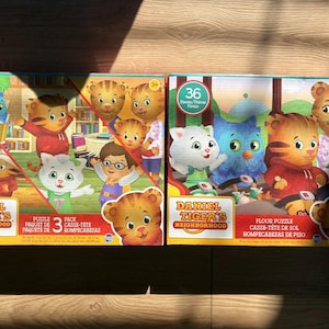 Daniel Tiger's Neighborhood Puzzle Lot 36 Pc Bodenpuzzle & 3er Pack 24 48 100 Tlg