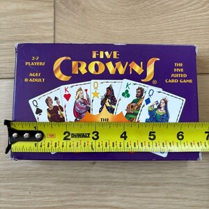 Vintage Five Crowns Five Suited Rummy Style Family Card Game Ages 8-Adult image 3
