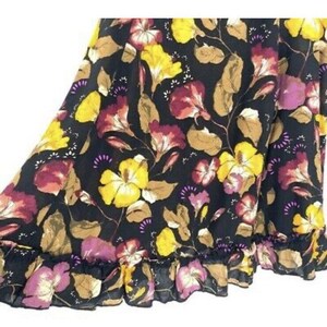 Free People Lattice Lovers Floral Low Cut Cross Front Dress Womens XS image 4