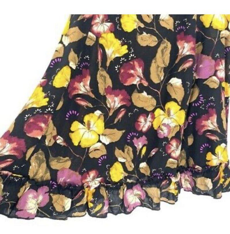 Free People Lattice Lovers Floral Low Cut Cross Front Dress Womens XS image 4