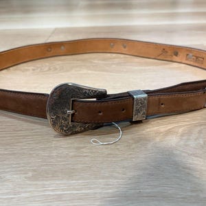 Vintage Western Belt Mens 42 - Etsy display picture 1