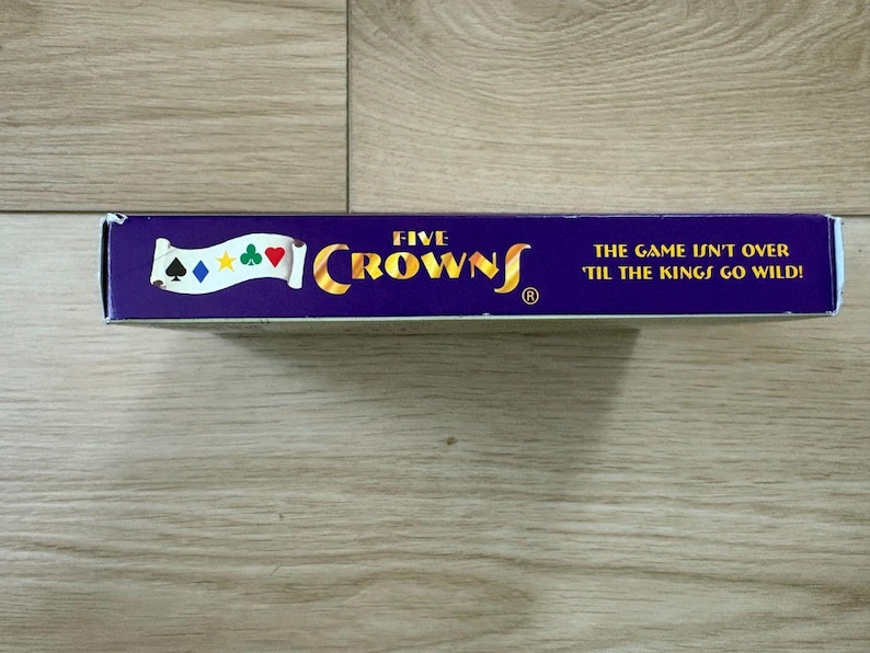 Vintage Five Crowns Five Suited Rummy Style Family Card Game Ages 8-Adult image 4