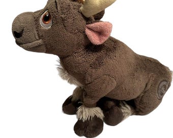 Disney Store Frozen Renna Baby Sven Peluche 10" Bambola di peluche Alce