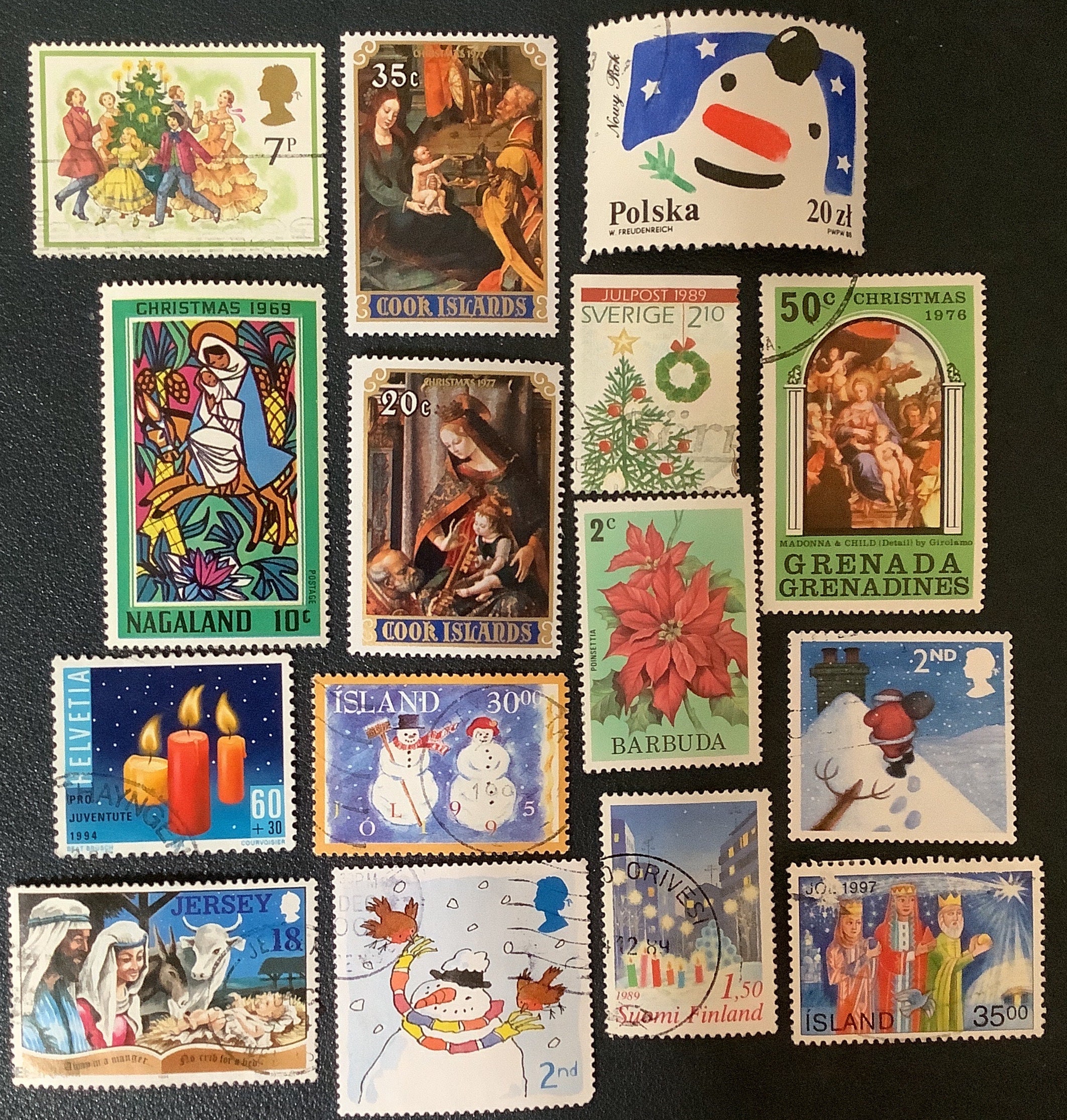 SALE 50 US United States Used Cancelled Postage Stamps Crafts