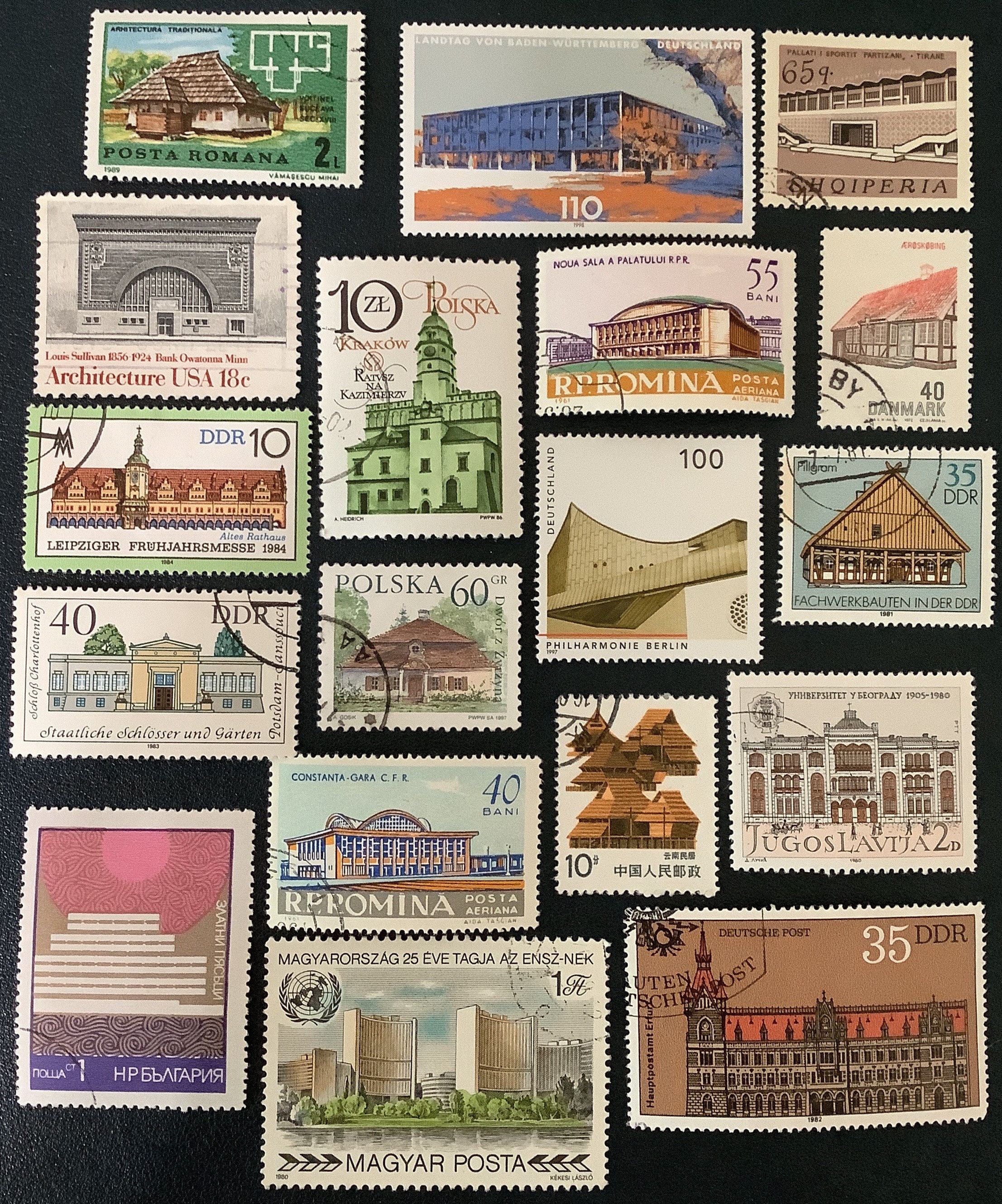 希少 THE STAMPS OF ARCHITECTURE 額付き - その他