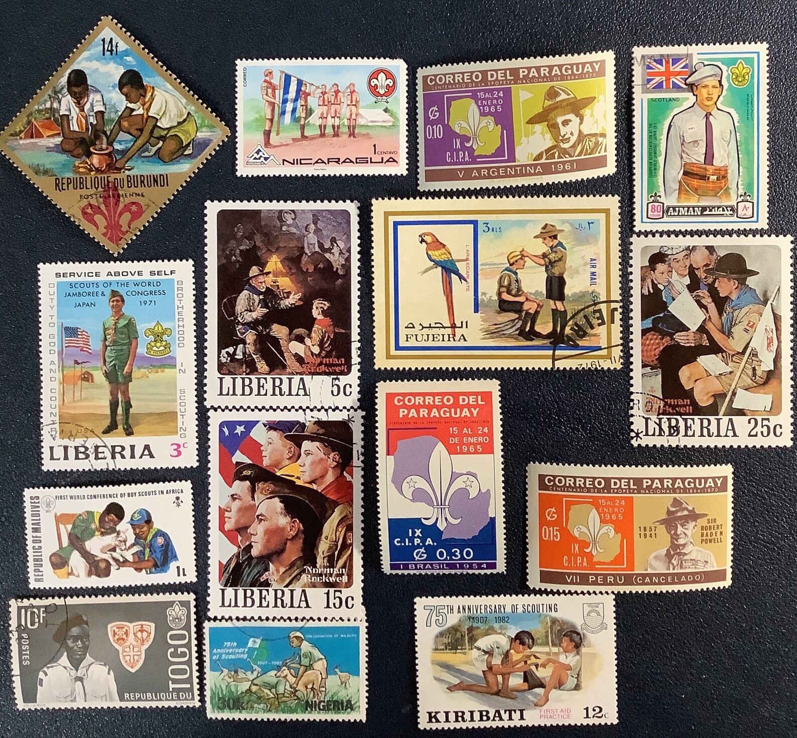 15 BOY SCOUTS Cub Scouts Eagle Scouts Jamboree Vintage Postage Etsy