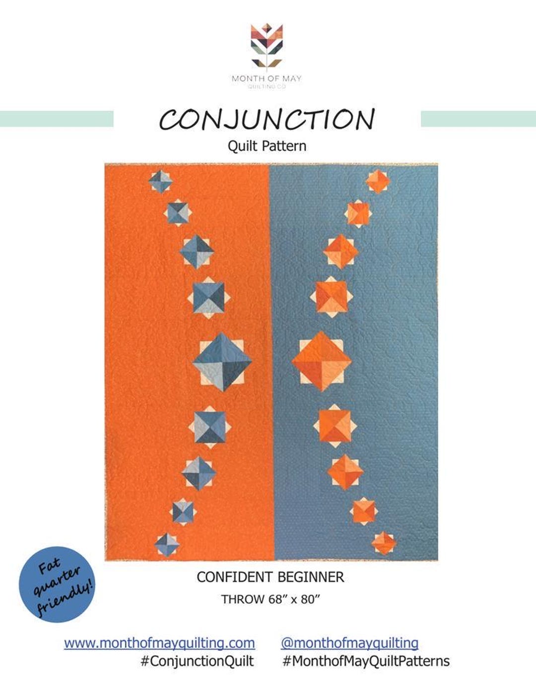 Conjunction Quilt Pattern - Paper - Etsy
