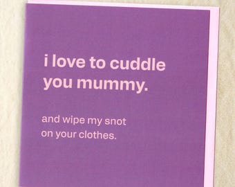 Mummy Card – Funny Greeting for Her from Kids | Mum Birthday, Mothers Day, Honest Parenting